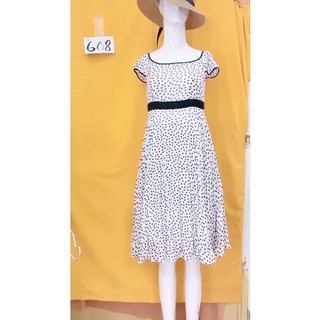 đầm voan chấm bi size S. S608