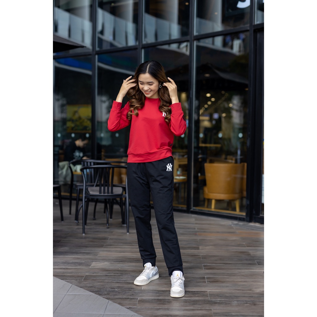 Bộ thể thao nữ SEFA chất đẹp phối viền 3 vạch