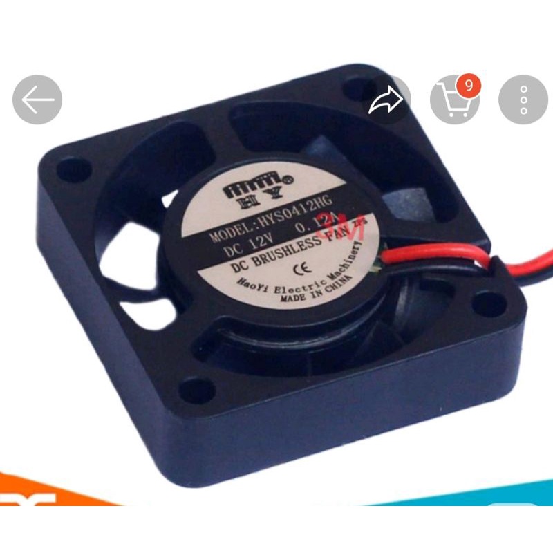 Quạt tản nhiệt _ quạt thông gió 12V DC 5x5x1