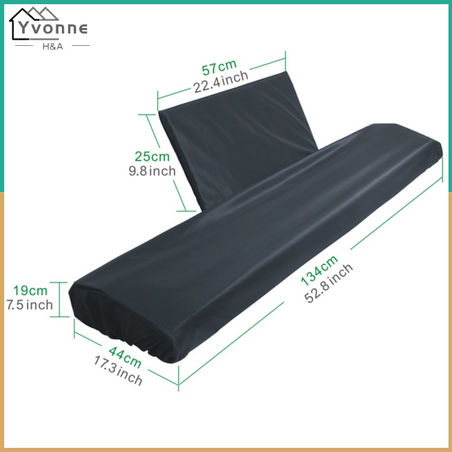 One Tấm Phủ Bàn Phím Đàn Piano Điện 88 Phím Chống Bụi Chống Nước
