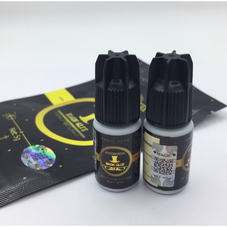 Keo nối mi Magic chính hãng túi 2 chai-SIÊU BỀN- CAY ÍT - DỤNG CỤ NỐI MI