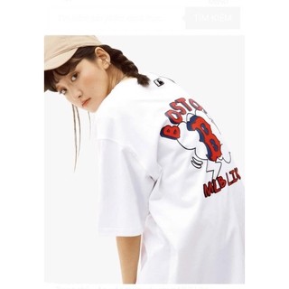 Áo phông unisex chữ B đỏ A140
