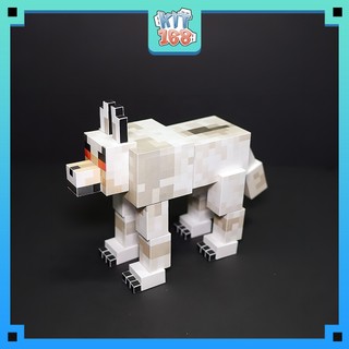 Mô hình giấy Mutant Wolves - Minecraft
