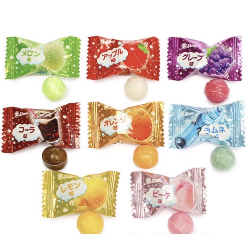 KẸO SODA LION 8 VỊ - 152GR