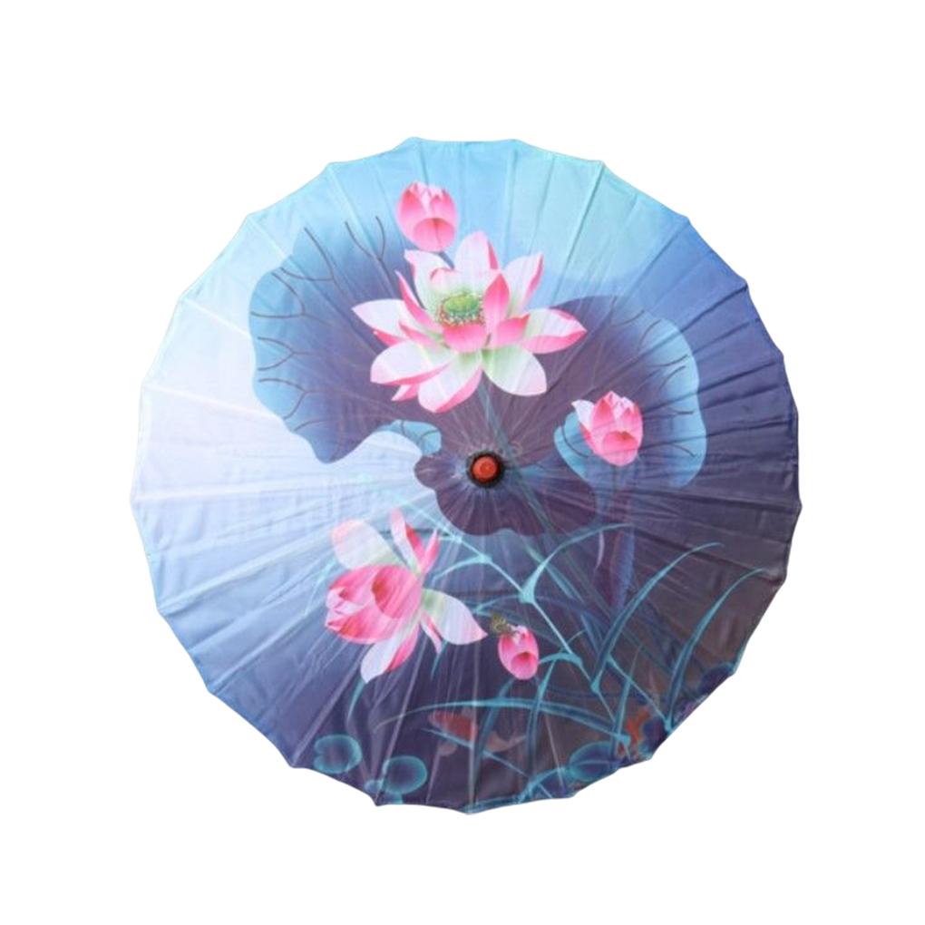 Dù Vải Lụa Dầu Phong Cách Trung Hoa Truyền Thống Làm Đạo Cụ Chụp Ảnh Cho Nữ