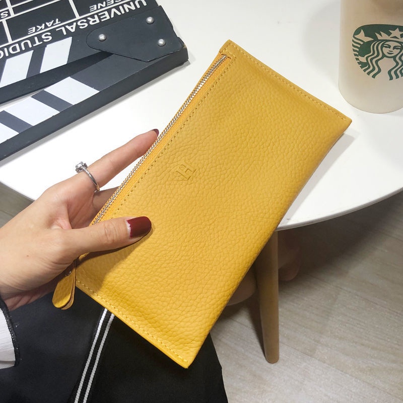 Ví Da Siêu Mỏng Dáng Dài Thiết Kế Đơn Giản Thời Trang Mùa Hè Cho Nữ