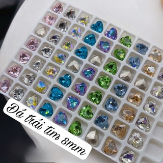 Đá khối nai, đá đính móng tay, đá K9 hình Trái tim