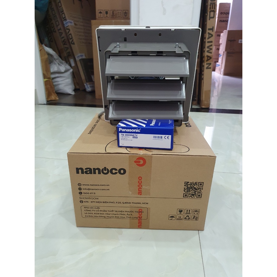 Quạt hút gắn tường Nanoco NWV2520/NWV1520/NWV2020