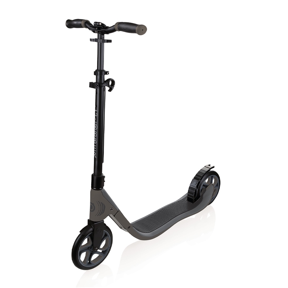 Xe trượt scooter 2 bánh GLOBBER ONE NL 205 cho thiếu niên và người lớn - Đen/Xám