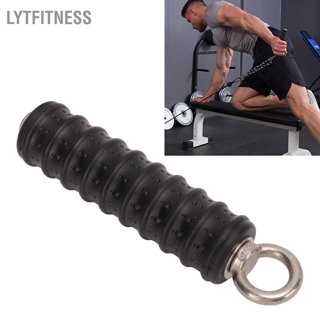 LYTFitness Đẩy xuống Phòng tập đơn Xử lý Cơ tam đầu Sức mạnh Kéo lên Tay nắm cho Thiết bị Thể dục bắp
