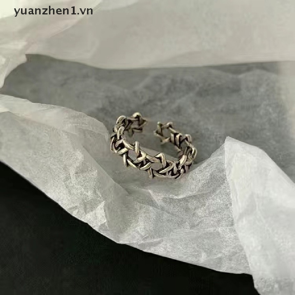 Bộ 3 Nhẫn Đeo Tay Phong Cách Vintage Cá Tính