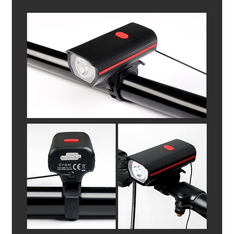 Đèn xe đạp thể thao led chống nước ĐÈN SÁNG CÒI TO xe đạp thể thao