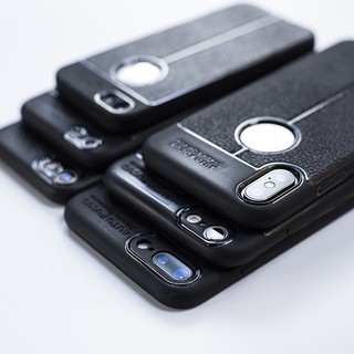 Ốp lưng iPhone Auto Focus Silicon giả da mềm - Cafe2fone