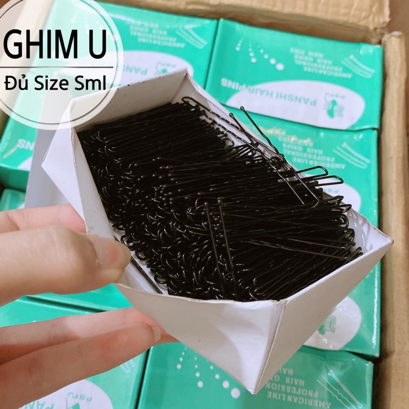 Ghim Chữ U Hộp To 500g Đủ size S M L