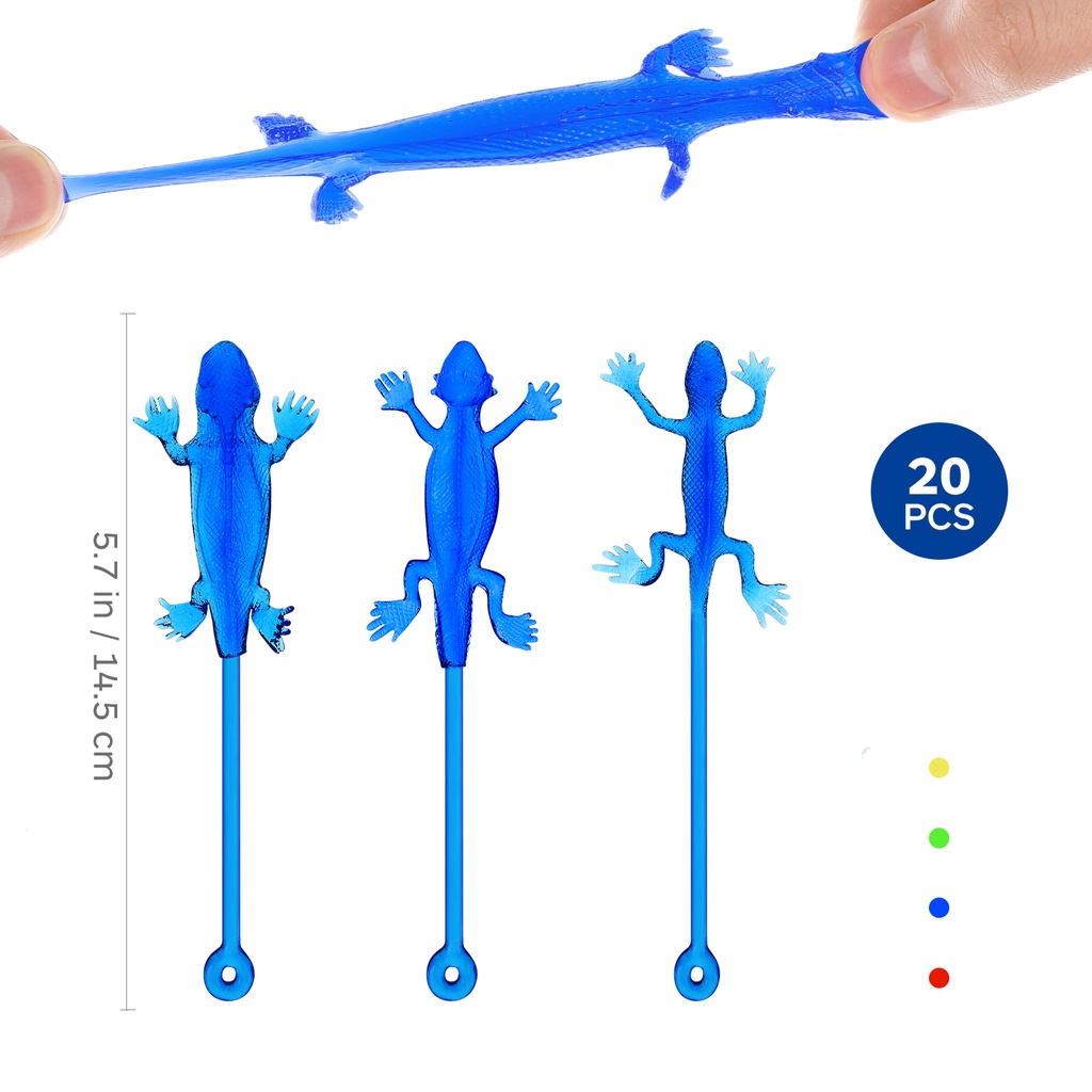 Set 20 Đồ Chơi Thằn Lằn Đàn Hồi Cho Bé