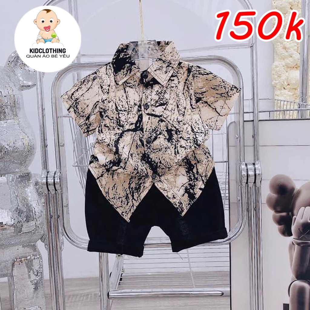 SET sơ mi Lụa Tằm cho bé bao mát ngày hè