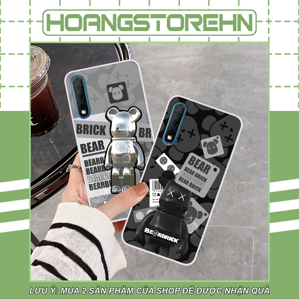 Ốp Vsmart Live in hình Bearbrick dễ thương siêu đáng yêu