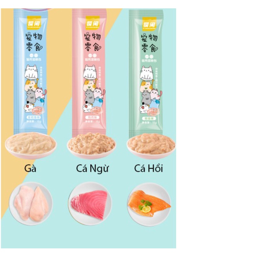 (Rẻ nhất) Súp thưởng cho mèo Shizuka15gr/1 gói