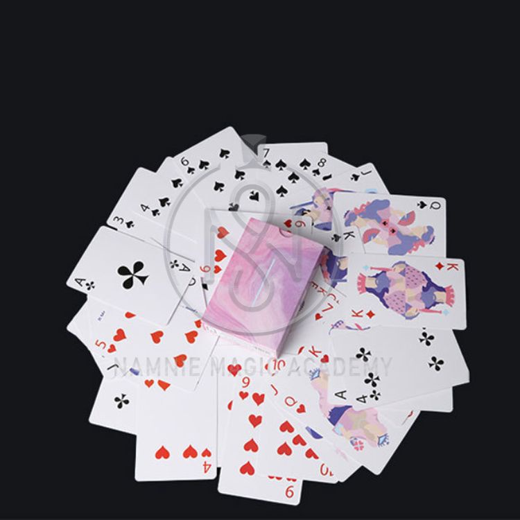 Bộ Bài Tây Phong Cách Màu Nước, Poker , Ảo Thuật , Hologram Playing Card , Tam Quốc Màu Loang Siêu Đẹp