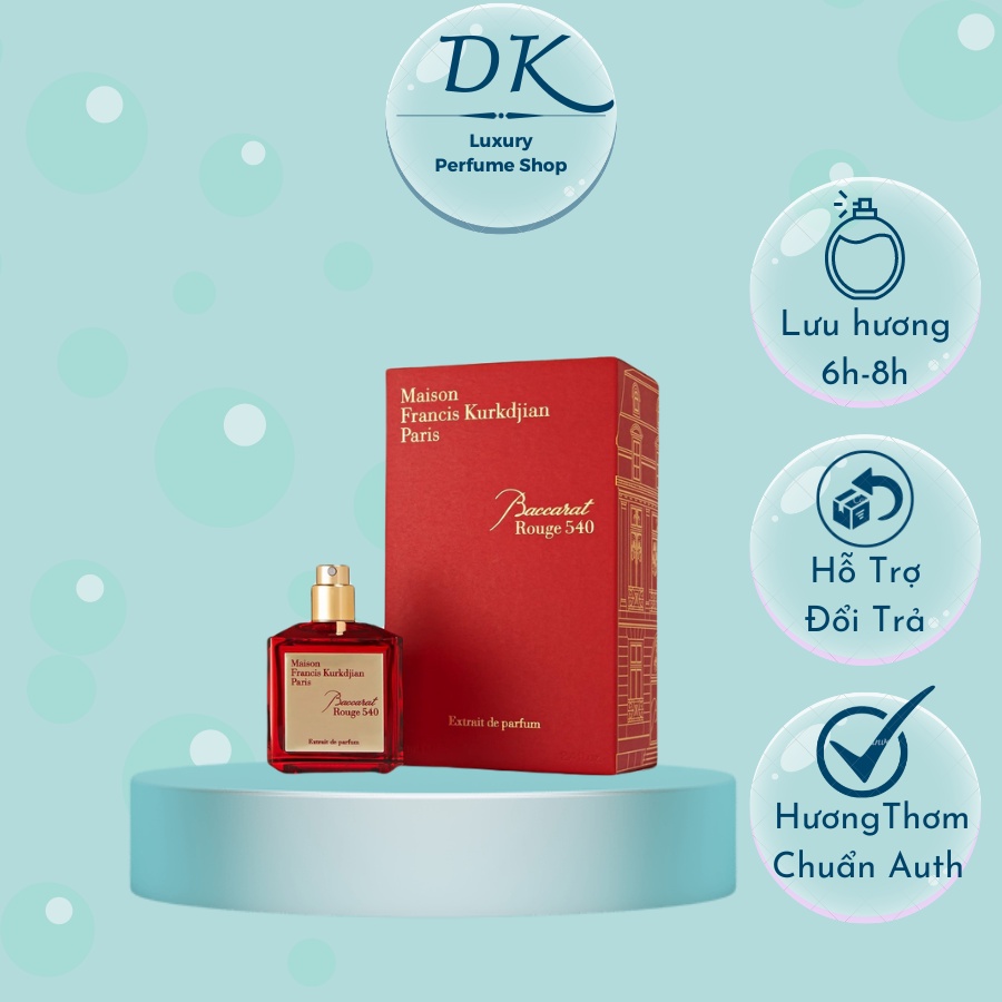 Nước Hoa Nữ Maison Đỏ Mfk Baccarat Rouge 540 Extrait De Parfum - Hương Thơm Của Sự Giàu Sang Phú Quý - Daikon Store
