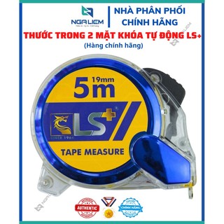 Thước kéo trong 2 mặt khóa tự động ls+