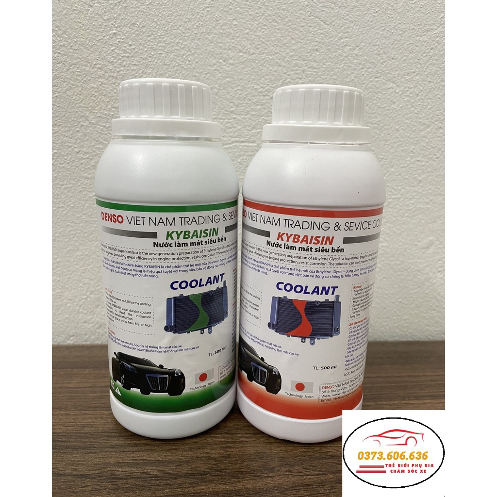 Nước làm mát động cơ DENSO - KYBAISIN COOLANT siêu bền, Nhật Bản
