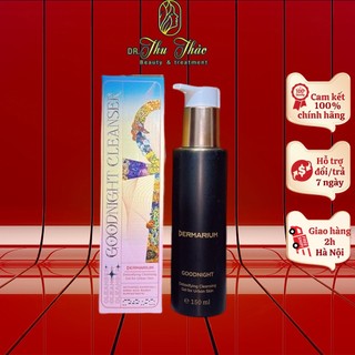 Sữa rửa mặt Dermarium Good Night Cleanser dạng gel, chứa than hoạt tính 140ml