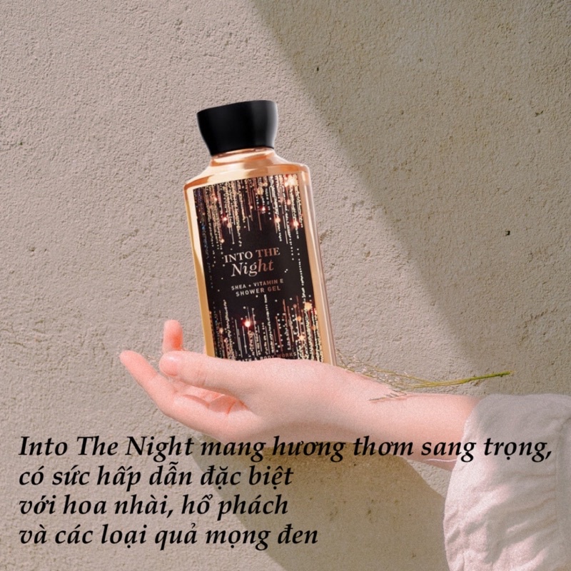 Gel tắm dưỡng ẩm Bath & Body Works Into The Night 295ml