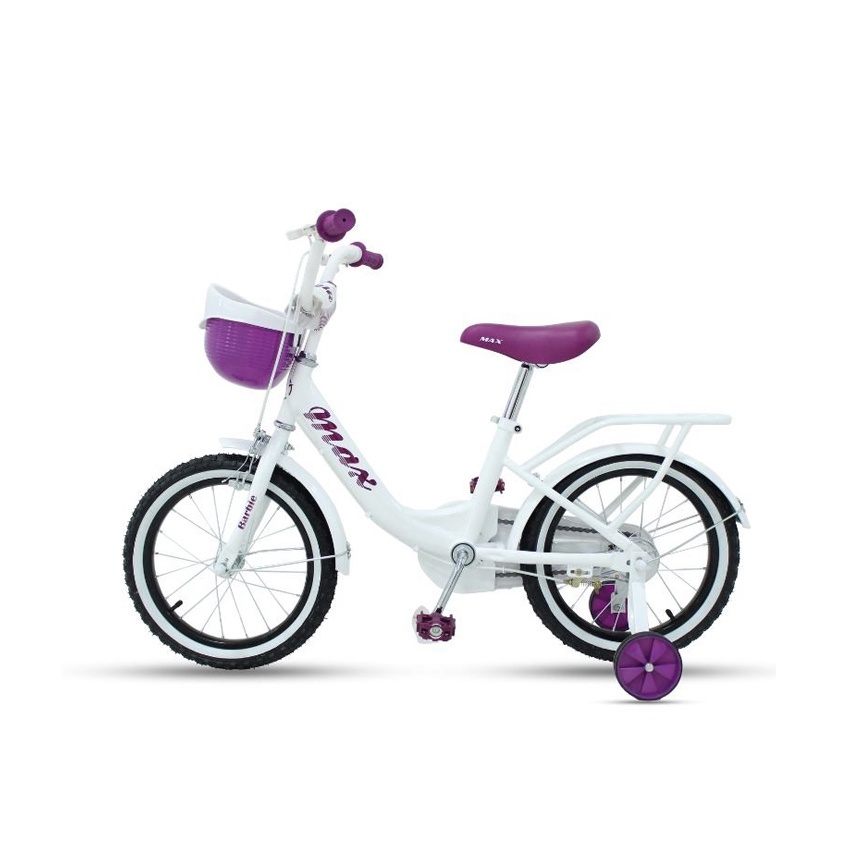 [FREESHIP]Xe Đạp Trẻ Em Giá Rẻ YOUTH MAX BIKE BARBIE - BÁNH 16 INCHES - 2022 cho bé gái 4-7 tuổi cao 1 mét- 1m 2