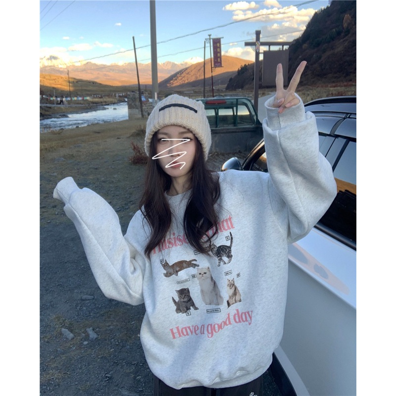 NRVP Áo Thun Nữ Dài Tay 100% Cotton Phong Cách Hàn Quốc Thời Trang Mới 2023