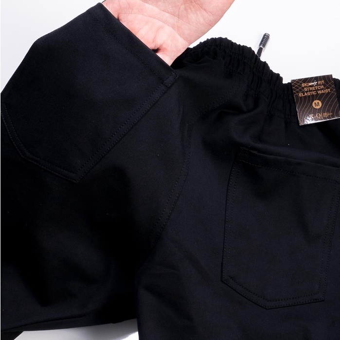 Quần jogger nam KJH1 Túi Hộp Trơn chất kaki lưng thun ống bo unisex 5 màu vải co giãn vận động thoải mái