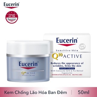 Kem dưỡng ban đêm eucerin q10 active night care 50ml