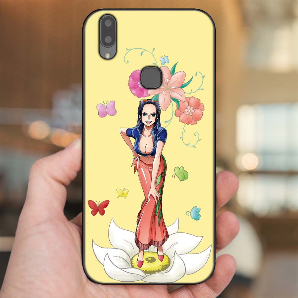 Ốp lưng Vivo V9, Y85, V11i viền đen in hình Nico Robin One Piece Đảo Hải Tặc