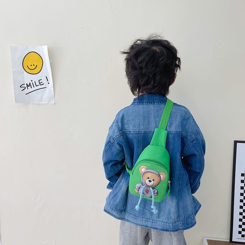 Ba Lô Mini Siêu Nhẹ Hình Gấu Dễ Thương Cho Bé 1-3 Tuổi