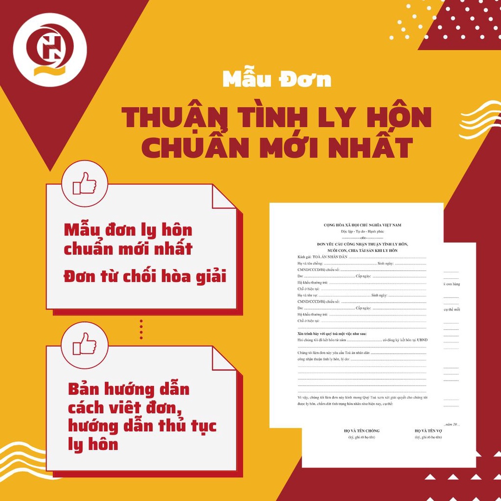 Đơn ly hôn thuận tình quận Ba Đình chuẩn mới nhất + Hướng dẫn của Luật sư cách viết đơn, nộp đơn, hồ sơ, thủ tục ly hôn