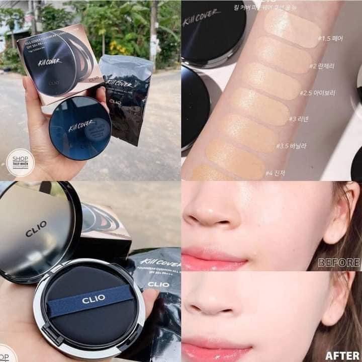 Phấn Nước Clio Kill Cover Cushion Spf50+ Pa+++ 15g - Đủ Dòng
