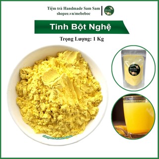 Tinh bột nghệ nguyên chất 1kg đã tách dầu để uống, làm mặt nạ đắp mặt