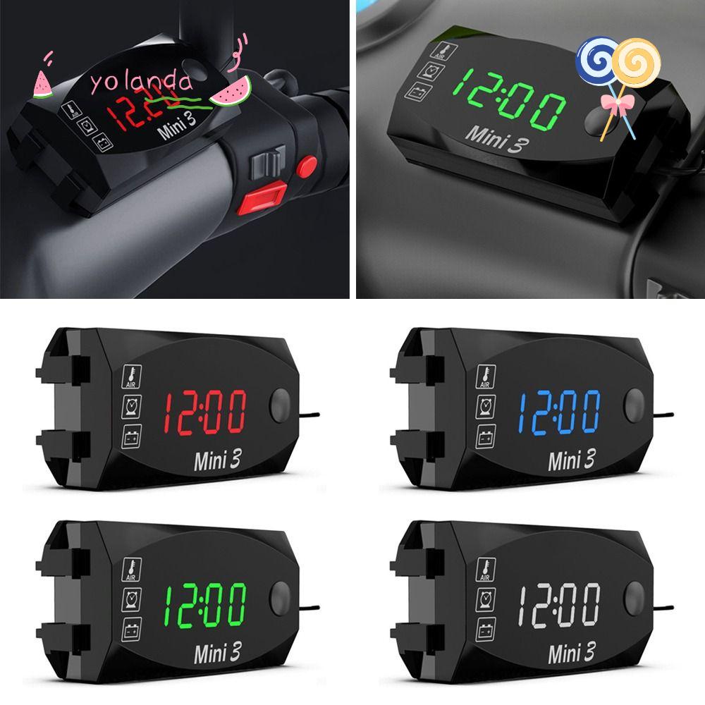 Đồng Hồ Điện Tử Đa Năng Chống Nước IP67 Dùng Cho Xe Máy / Xe Hơi / Tàu Thuyền