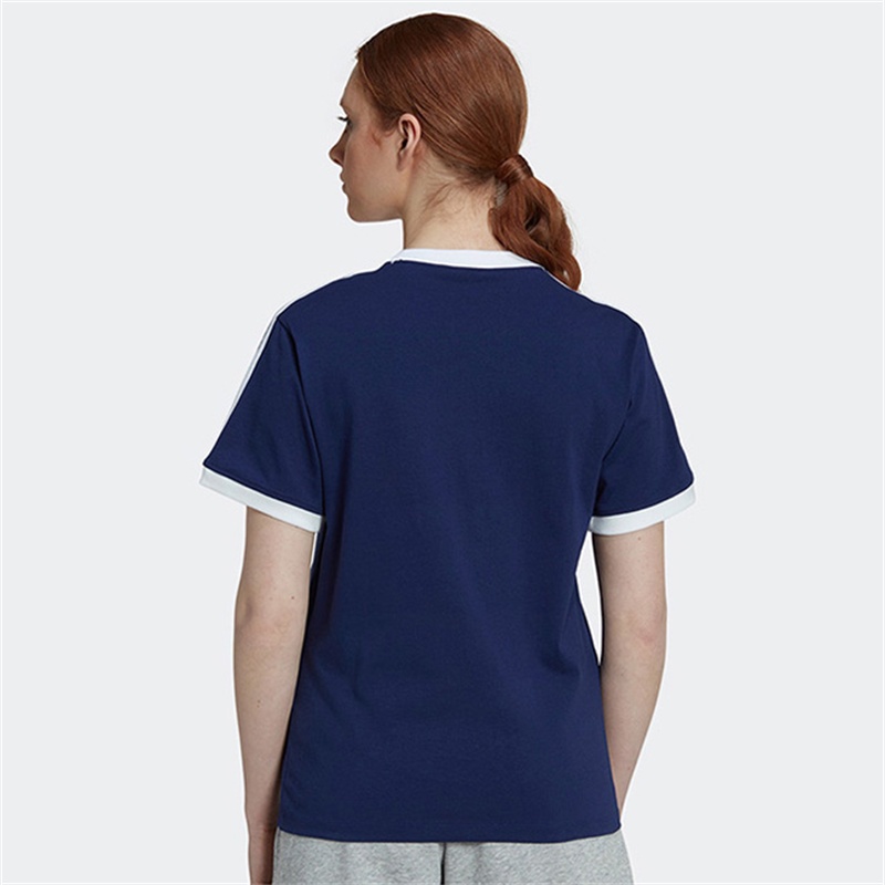 Áo Thun Tay Ngắn Chất Liệu 100% Cotton In Logo Adidas Cho Nữ