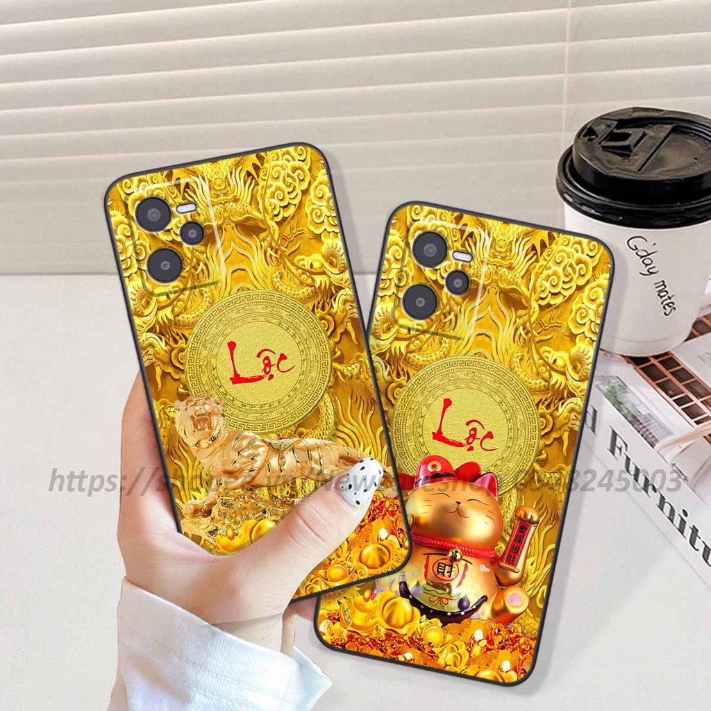 Ốp Oppo Realme C33 / C35 / C55 in hình 12 Con Giáp Tài Lộc 3D