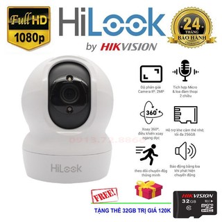 Camera wifi hilook ipc-p220-d/w 2mp full hd - chính hãng bảo hành 2 năm