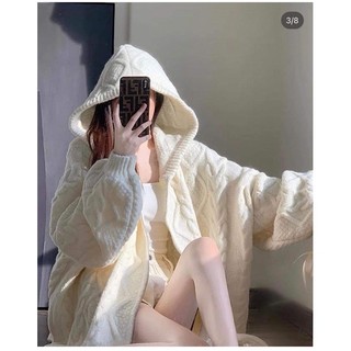 Áo khoác len siêu dày siêu xinh