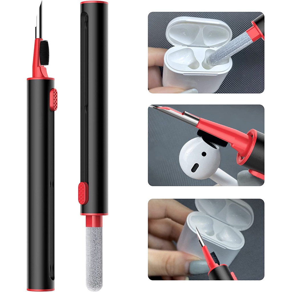 Bút vệ sinh airpod đa năng làm sạch airpods 1 2 3 Pro điện thoại/máy ảnh làm sạch mọi ngóc ngách