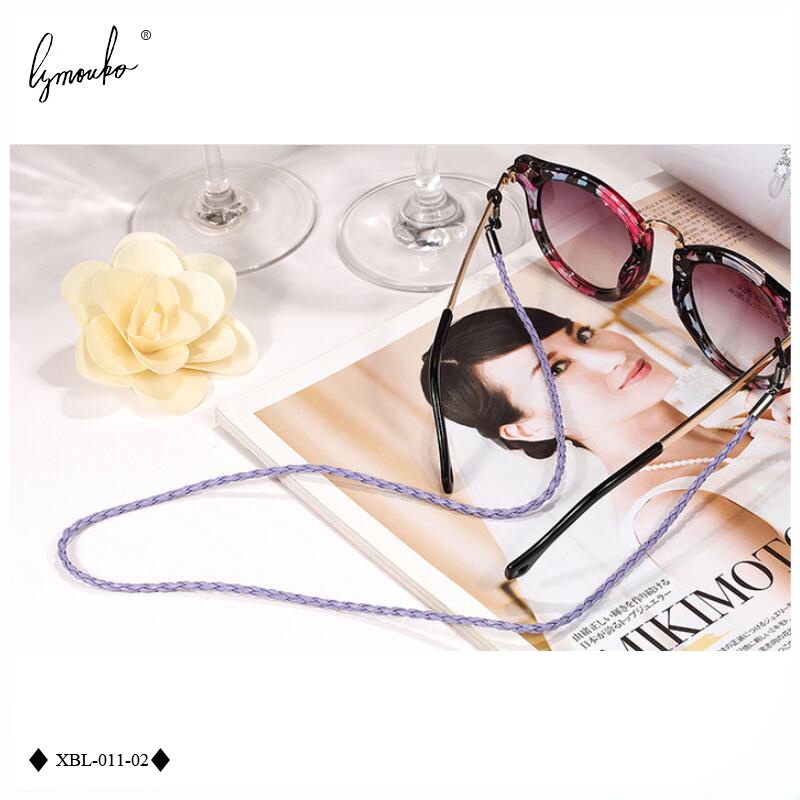 Dây Đeo Kính Mát Bằng Da Silicon Dày Dặn Chống Trượt Kèm Móc Cài Silicone Cho Nam