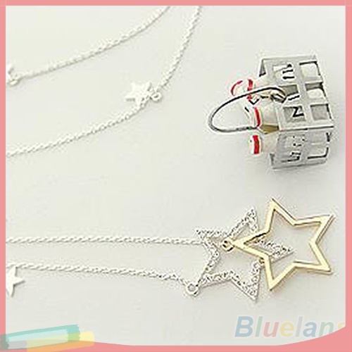 Dây Chuyền Dài Mặt Ngôi Sao Đính Đá Thời Trang Cho Nữ