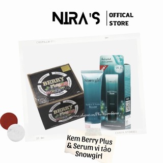 Kem Berry Plus và serum vi tảo Thái Lan