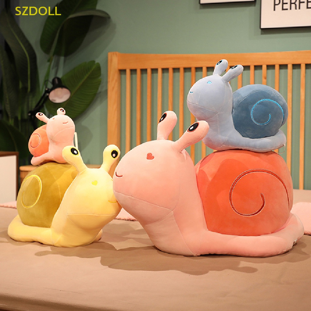 Thú Nhồi Bông Mềm Mại Hình Ốc Sên Đáng Yêu Làm Quà Tặng