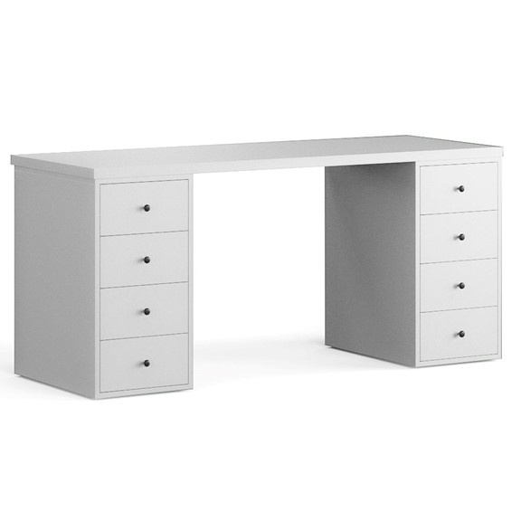 JESSE, Bàn làm việc 2 tủ ngăn kéo DEK_076, 140x60x75cm, Scandi Home
