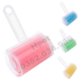 Cây lăn lông silicon - cây lăn bụi quần áo, sofa, dép lông - cây lăn bụi lông động vật, vải bụi dạng gel -tpet shop