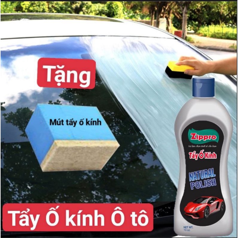 Tẩy ố kính ô tô ZIPPRO ,tẩy cặn canxi, ố mốc trên gương , kính xe ô tô